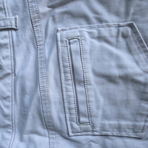 Calvin Klein White Bermudas Lightweight Cotton Casual Size 8 - Picture 8 of 16